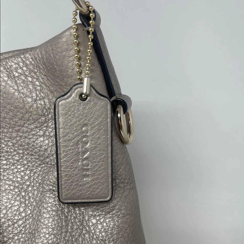 Coach Metallic Gold Leather Isabel Shoulder/crossbody Bag